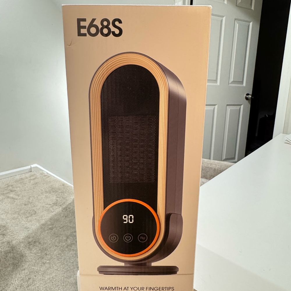 E68S Electric Heater with Digital Display